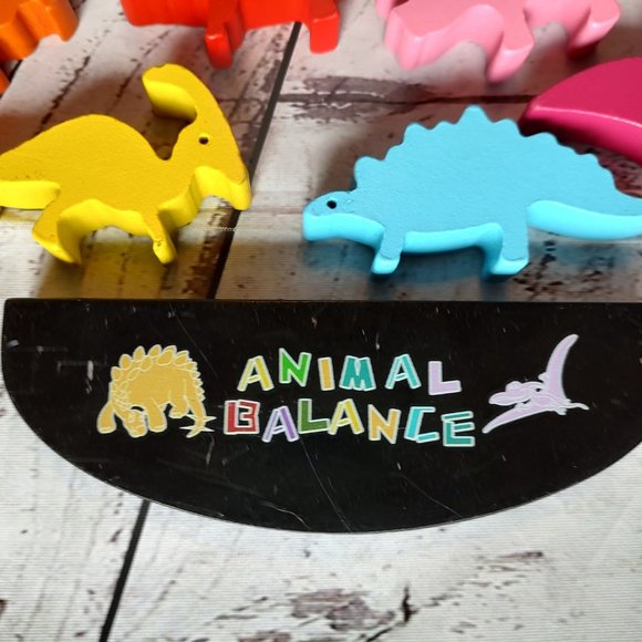 DPTOYZ Wooden Stacking Dinosaur Toys for Kids 3-5 Year Old Boys & Girls, Toddler - Picture 2 of 5